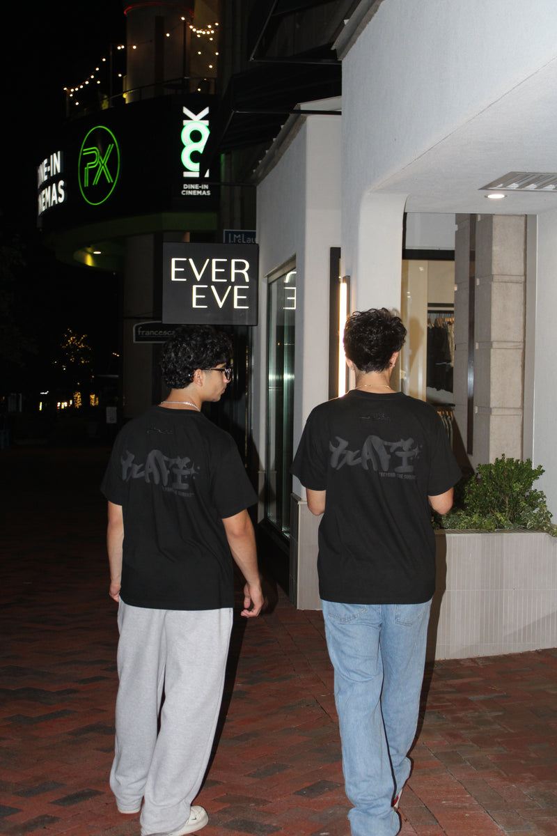 Black/Grey "Beyond The Surface" Tee